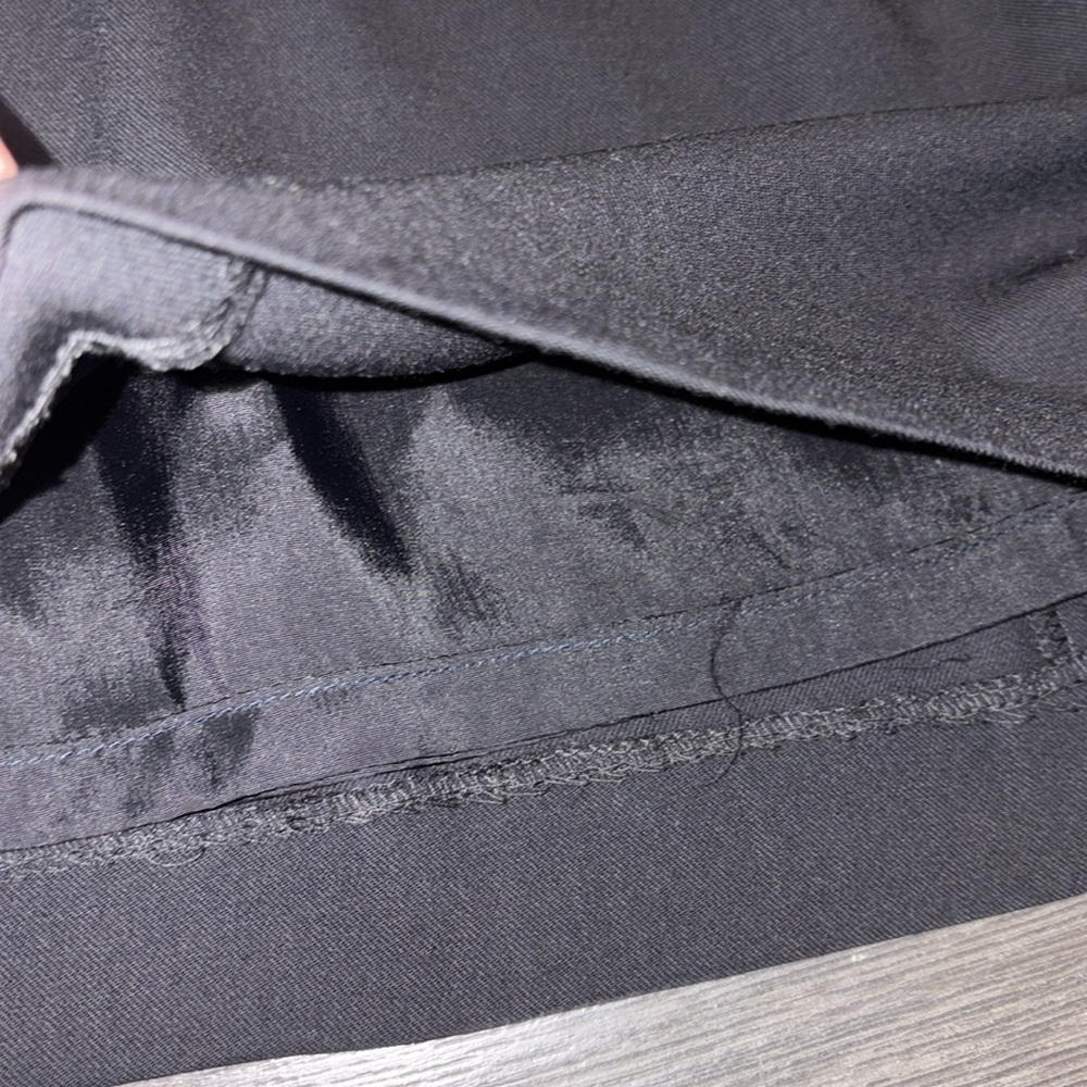 BCBGMAXAZRIA Stella High Waisted Pleated Wool Blend Pencil Skirt Size 8 Black - Picture 9 of 14